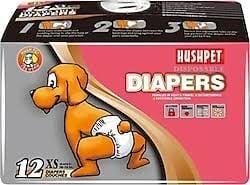 HUSHPET DIAPERS XSMALL PED 12'Lİ