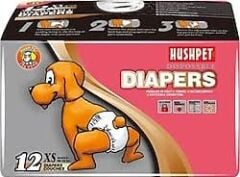 HUSHPET DIAPERS XSMALL PED 12'Lİ