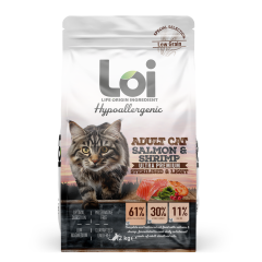 LOI YETİŞKİN KISIRLAŞTIRILMIŞ SOMONLU KEDİ MAMASI 2 KG