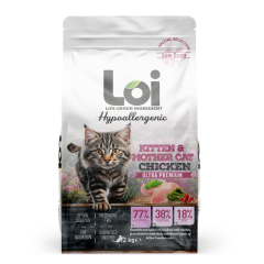 LOI YAVRU KEDİ MAMASI TAVUKLU 2 KG