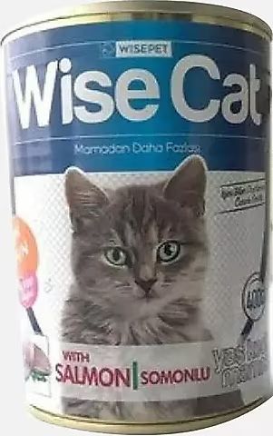 WİSE SOMONLU KEDİ KONSERVE 415 GR 12'Lİ