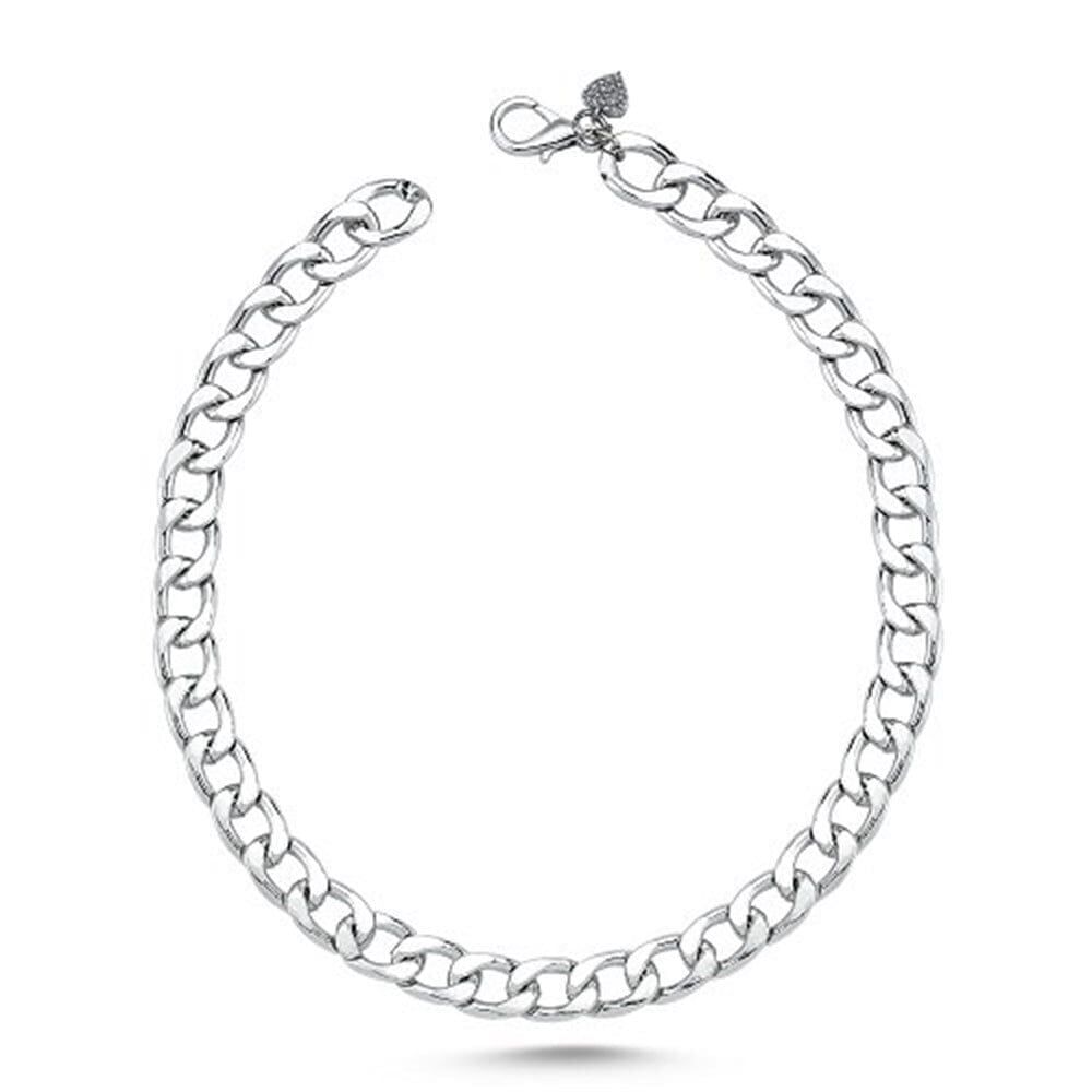 SİLVER LARGE KOLYE 45 CM