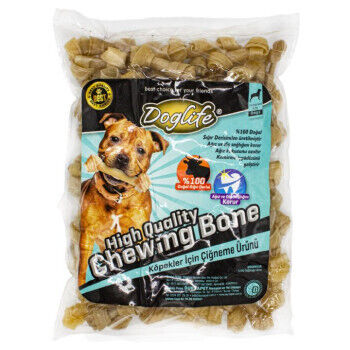 DOGLİFE DÜĞÜMLÜ KEMİK NATUREL 9-10 GR 100'LÜ