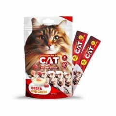 EUROGOLD CAR SIVI KEDİ ÖDÜLÜ DANA-TAVUK 5x15 GR