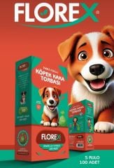 FLOREX KOKULU KÖPEK KAKA POŞETİ 25x35 100 ADET