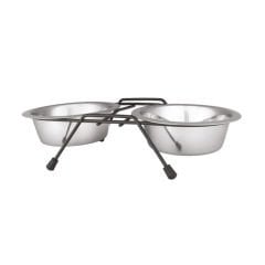 Oripet Ddwf2Bcp 1Qt Ayaklı İkili Krom Mama Kabı