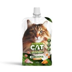 EUROGOLD CAT EZMESİ TAVUK-HAVUÇ 100 GR