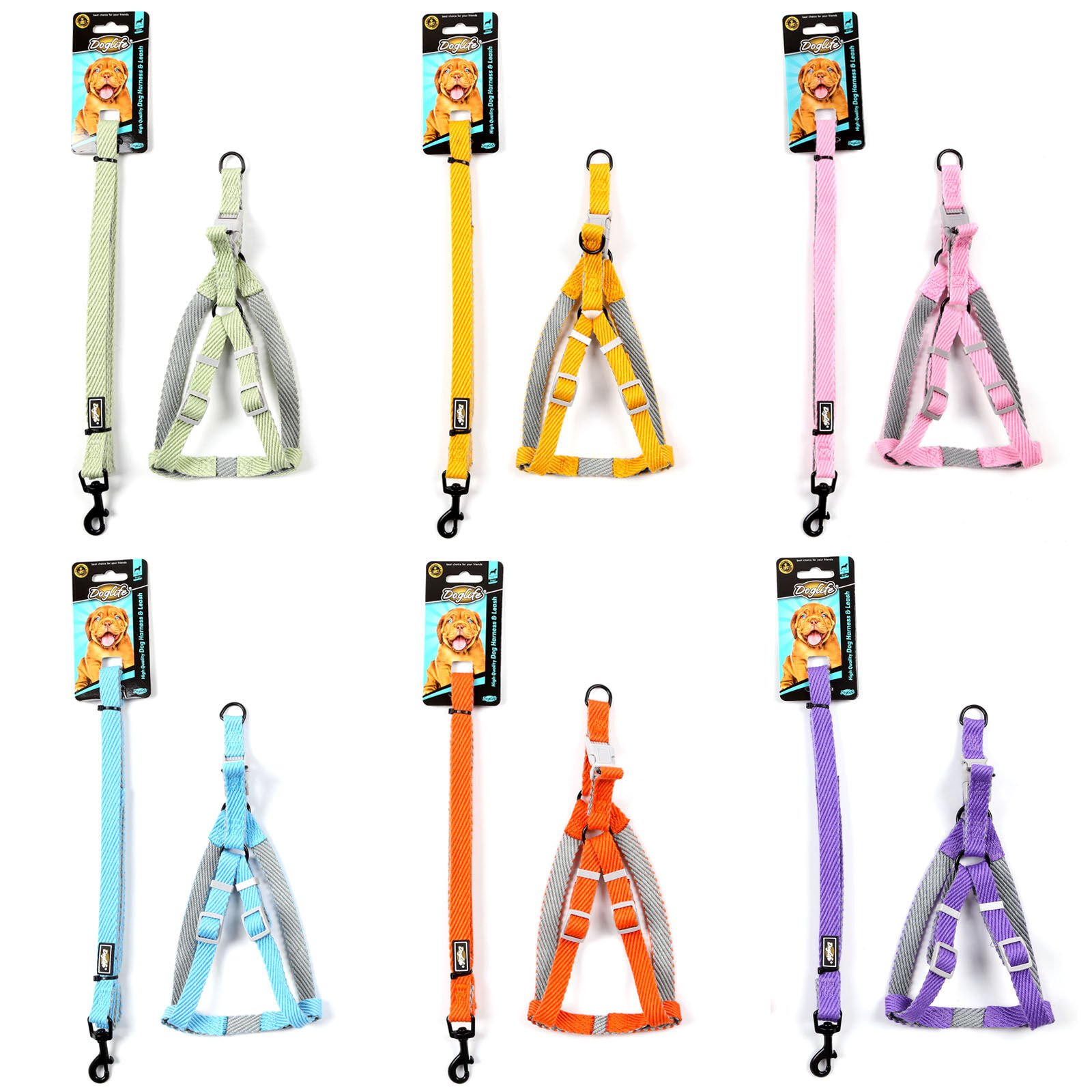 203478-DOGLİFE KÖPEKLER İÇİN COTTON GÖĞÜS TASMASI:+GEZDİRME 2,0CM