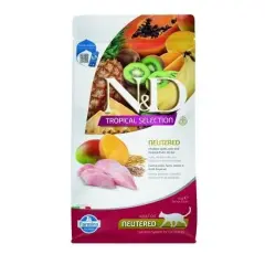 N&D CAT TROPICAL SELECTION CHIECKEN NEUTERED 1,5 KG