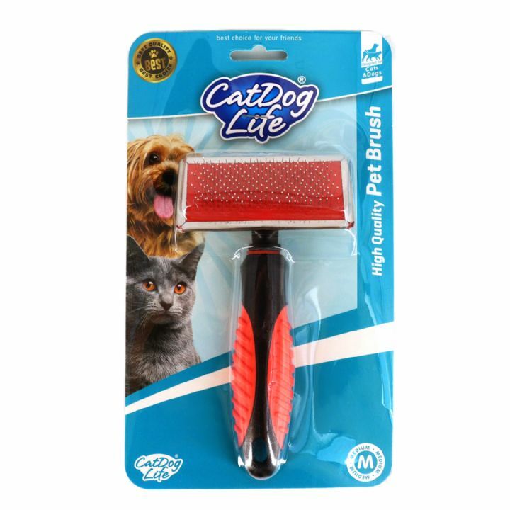 CAT&DOGLİFE KEDİ VE KÖPEKLER İÇİN TELLİ FIRÇA (M)
