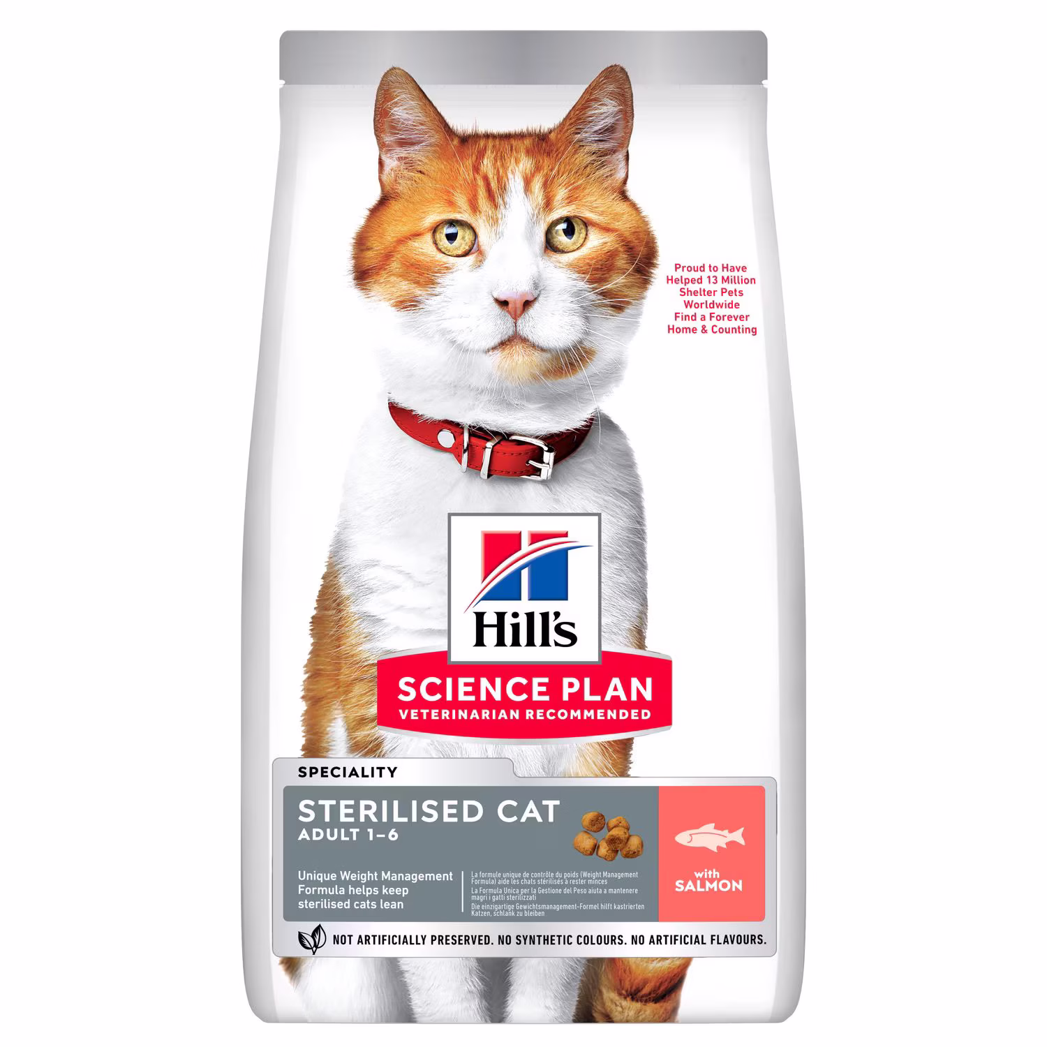 HİLL'S SOMON KISIRLAŞTIRILMIŞ KEDİ MAMASI 3 KG