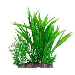 Plastik Bitki 28cm G-1134 Tekli