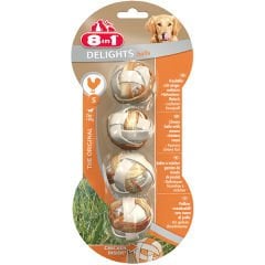 8IN1 DELİGHTS BALLS KÖPEK ÖDÜL KEMİĞİ TAVUKLU XS 36 GR