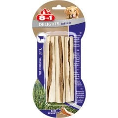 8IN1 DELİGHTS ÇUBUK KÖPEK ÖDÜLÜ KEMİĞİ SIĞIR ETLİ 75 GR