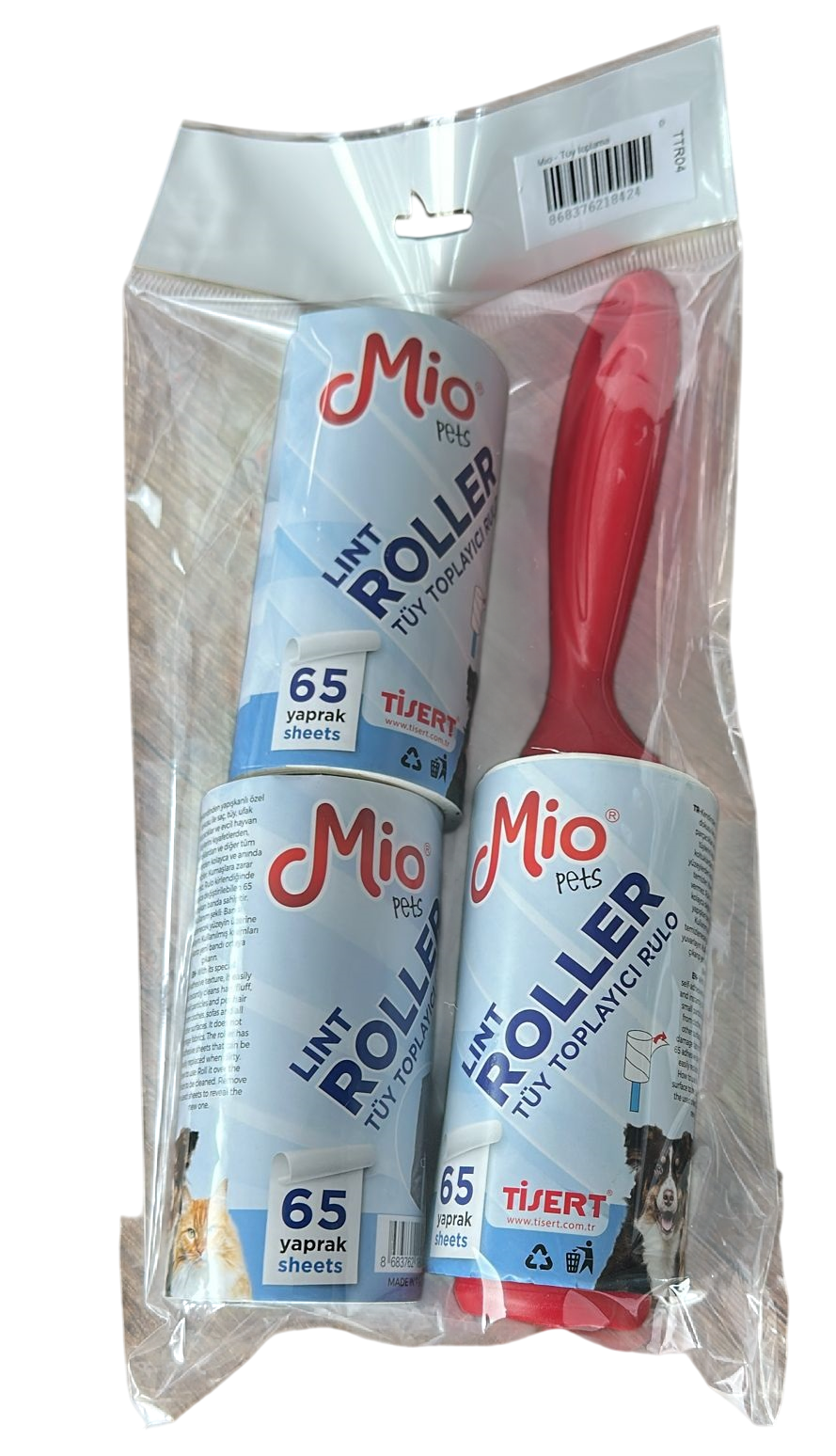 MİO TÜY TOPLAMA RULOSU 65 YAPRAK + 2 YEDEK RULO