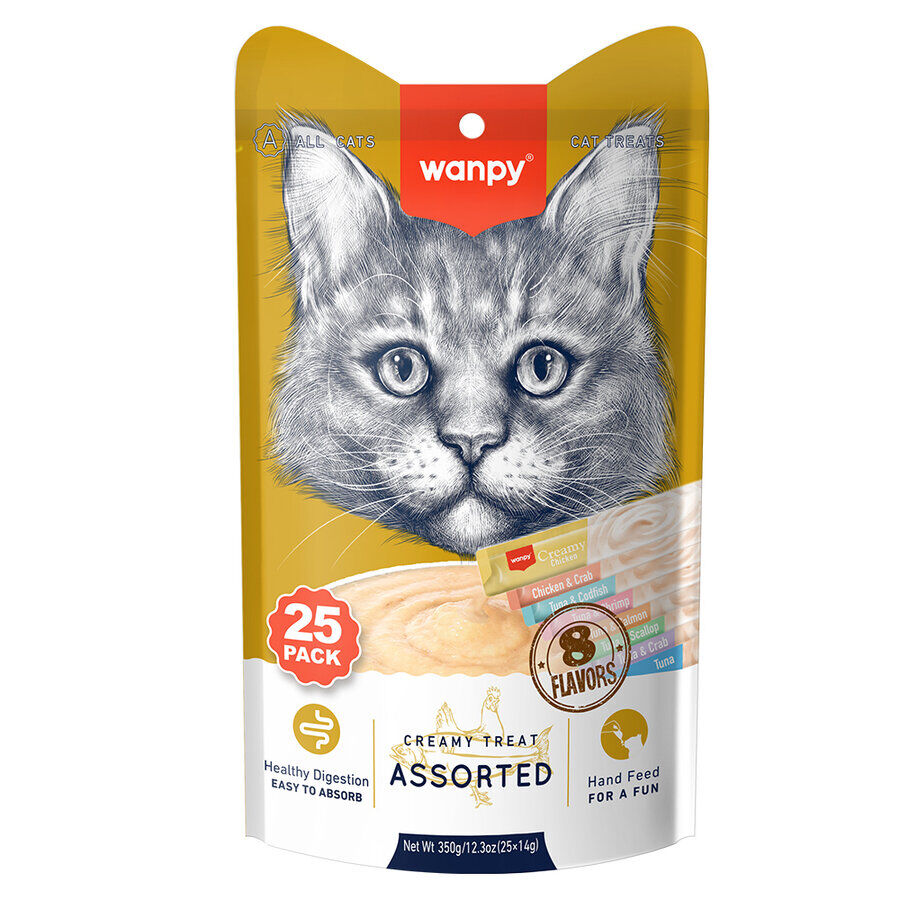 WANPY KARIŞIK SIVI KEDİ ÖDÜLÜ 25x14 GR