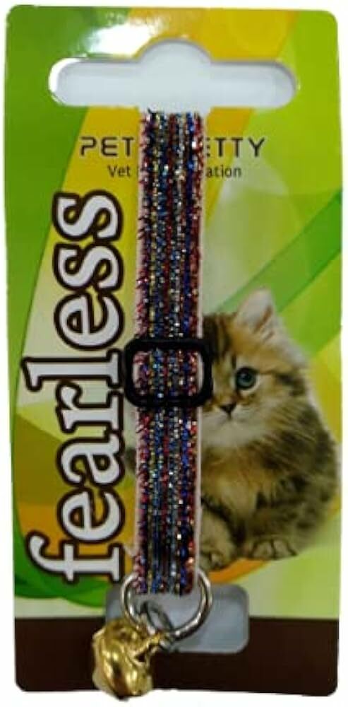 FEARLESS SİMLİ ELASİTK KEDİ TASMA 20'Lİ