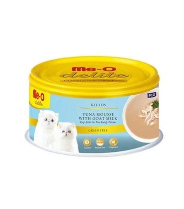 MEO-DELİTE KEÇİ SÜTÜ/TON BALIĞI PÜRESİ KEDİ KONSERVE 80 GR