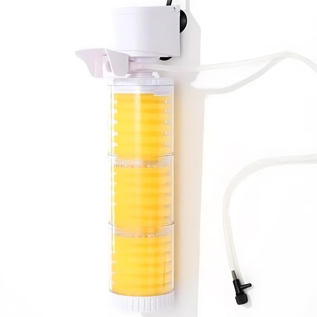 Jingye Akvaryum Şeffaf İç Filtre Siyah 25W, 1000L/H