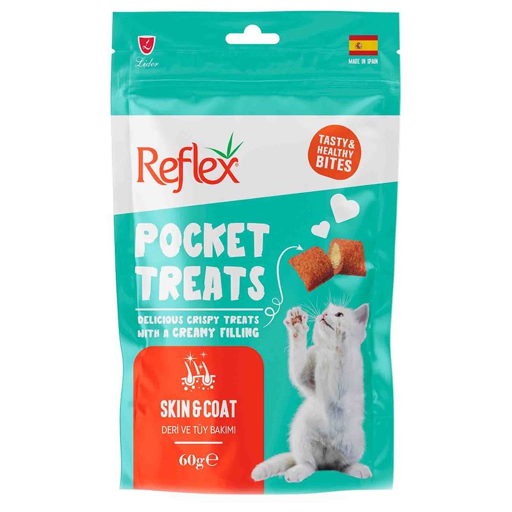 REFLEX POCKET TREATS SKİN AND COAT 60 GR 10'LU