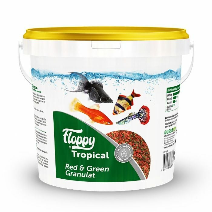 FLOPPY TROPICAL RED&GREEN GRANULAT 3KG KOVA