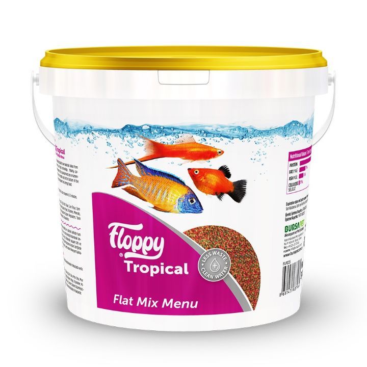 FLOPPY TROPICAL SPIRULINA & GARLIC GRANULAT 3KG KOVA