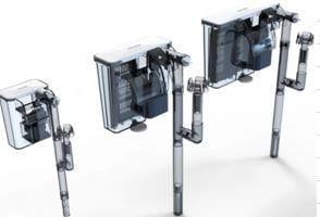 Jingye Akvaryum Asmalı Şeffaf İç Filtre Beyaz 3.8W, 250L/H