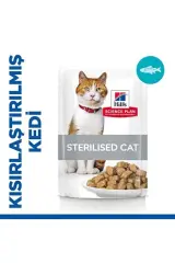 HİLL'S ALABALIKLI KISIR YETİŞKİN KEDİ POUCH 12*85