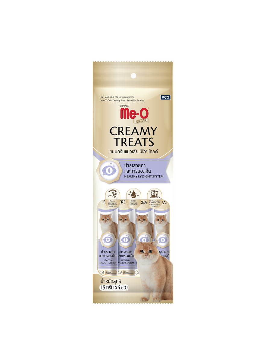 ME-O GOLD CREAMY TREATS TON BALIĞI İLAVE TAURIN 4X15GR