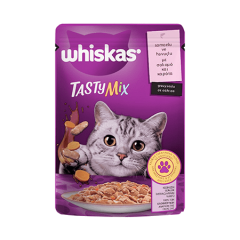 WHİSKAS TASTY MİX SOMON & HAVUÇ 85 GR 28'Lİ