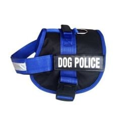 DOG POLİCE TASMA BÜYÜK MAVİ