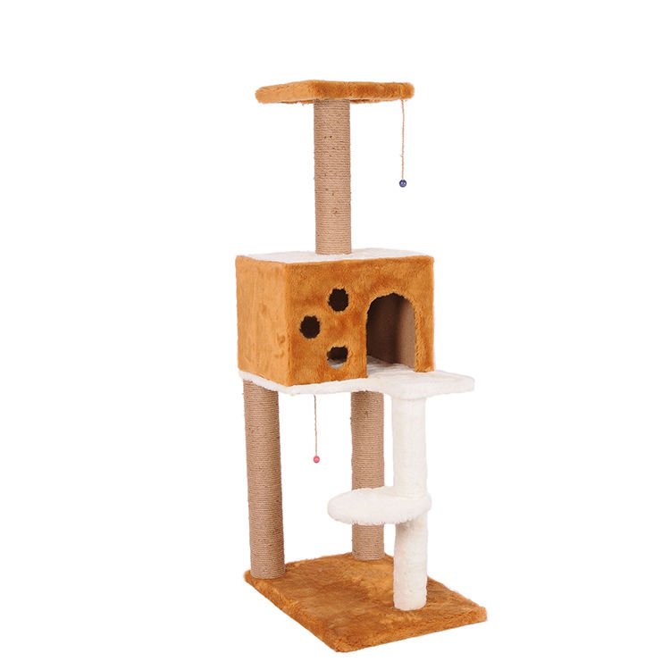 KARE MERDİVENLİ 124 CM KAHVE