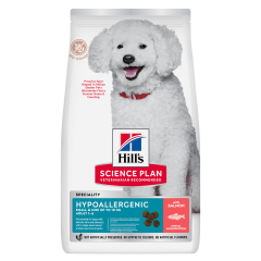 HİLL'S HİPOALERJENİK SOMONLU ORTA IRK YETİŞKİN KÖPEK MAMASI 1,5 KG