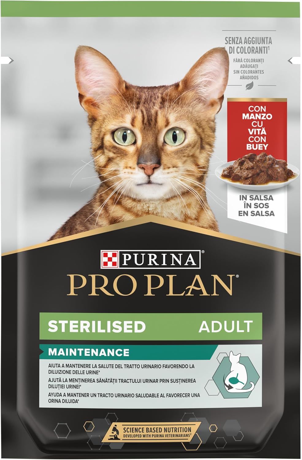 PROPLAN KEDİ POUCH STERIL BEEF 85 GR 10 'LU