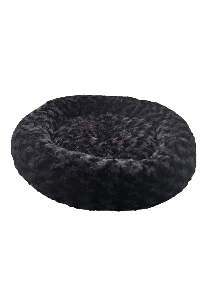 SİMİT YATAK PELUŞ SİYAH 55x55 CM