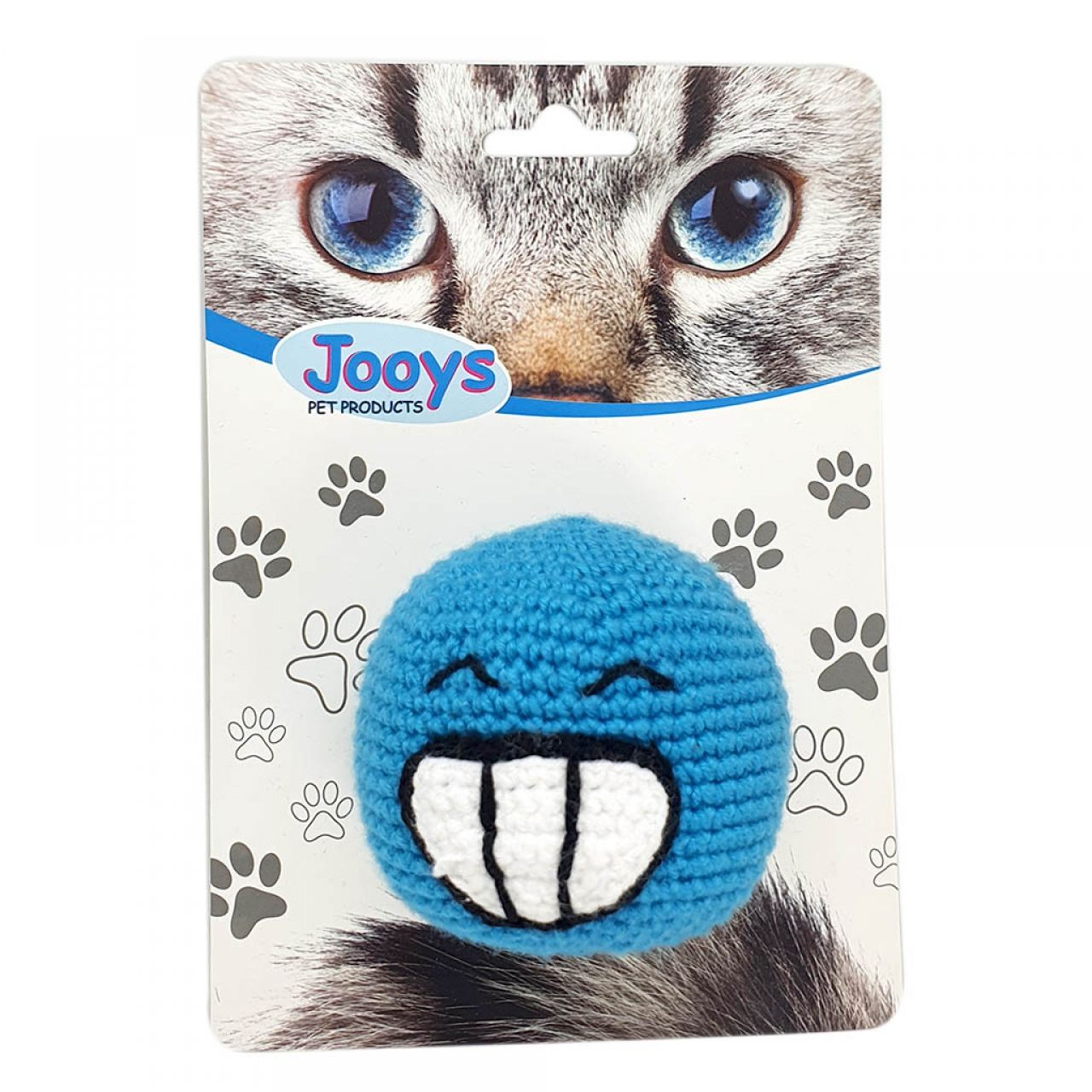 JOOYS AMİGURUMİ KEDİ OYUNCAK MAVİ EMOJİ