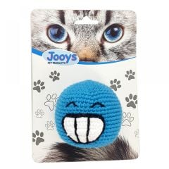 JOOYS AMİGURUMİ KEDİ OYUNCAK MAVİ EMOJİ