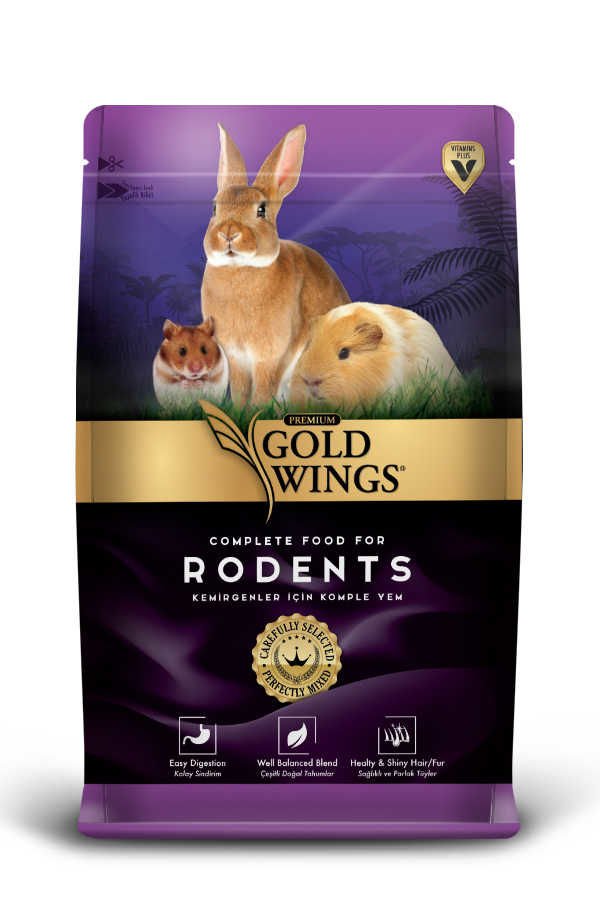GOLD WINGS KEMİRGEN YEMİ 1KG 6'Lİ