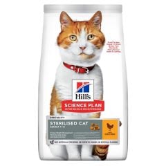 HİLL'S SP TAVUKLU KISIRLAŞTIRILMIŞ YETİŞKİN KEDİ MAMASI 1,5 KG