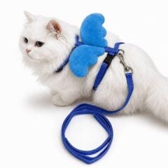KEDİ GÖĞÜS TASMA + GEZDİRME KANATLI