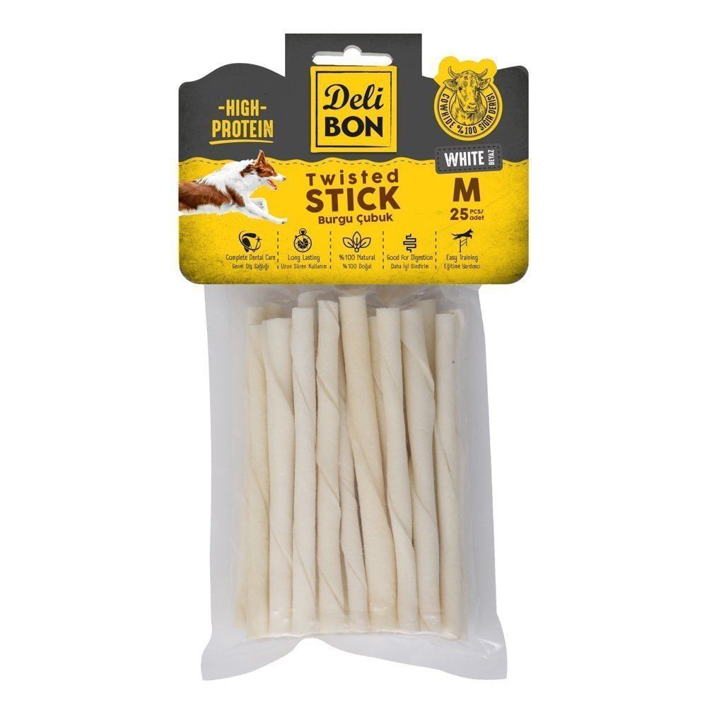 Delibon Burgu Eko kalın 25adet - White