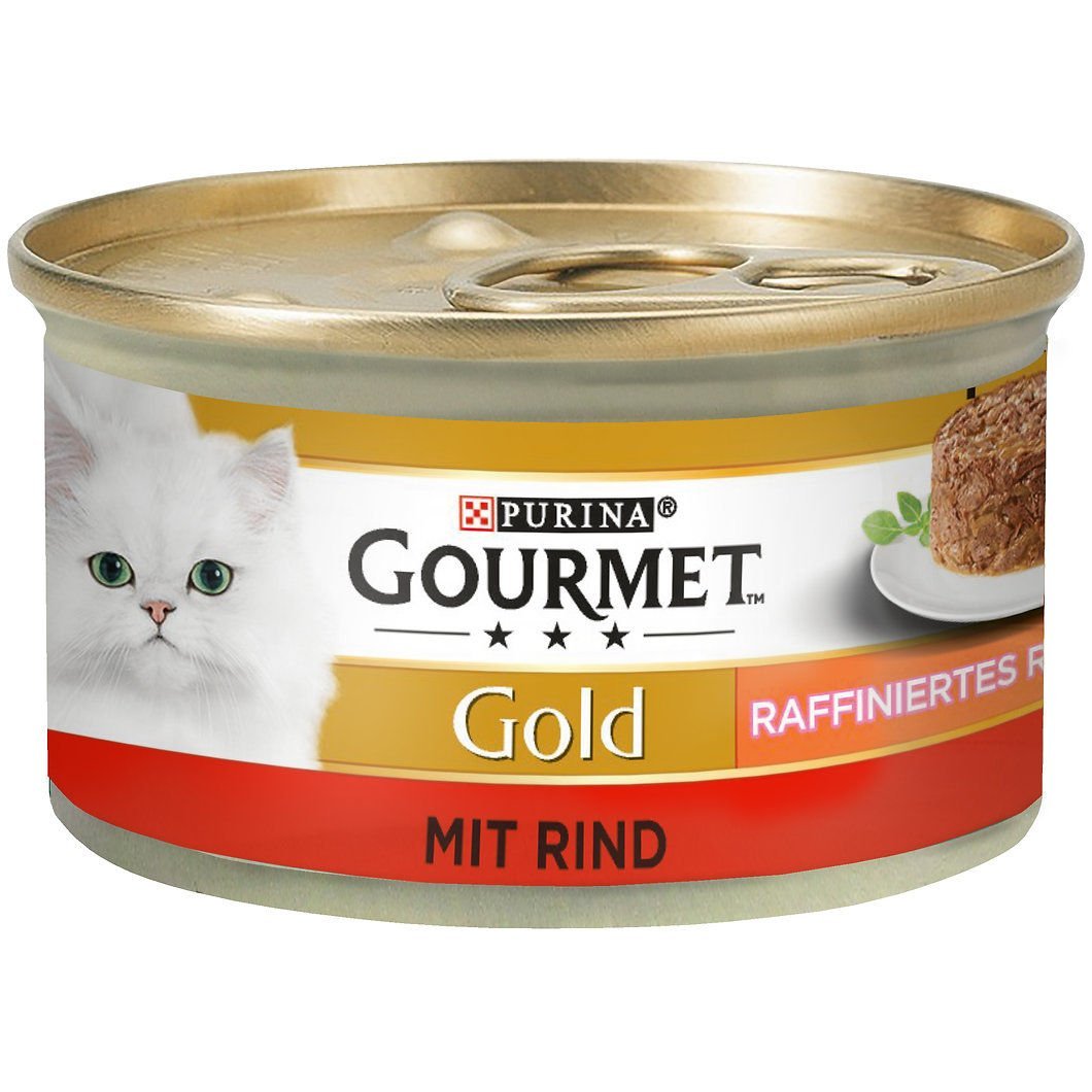 GOURMET GOLD KIYILMIŞ TAVUK ETLİ YAŞ MAMA 85 GR 24'LÜ