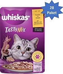WHİSKAS TASTYMİX KUZULU ve HİNDİLİ 28'Lİ