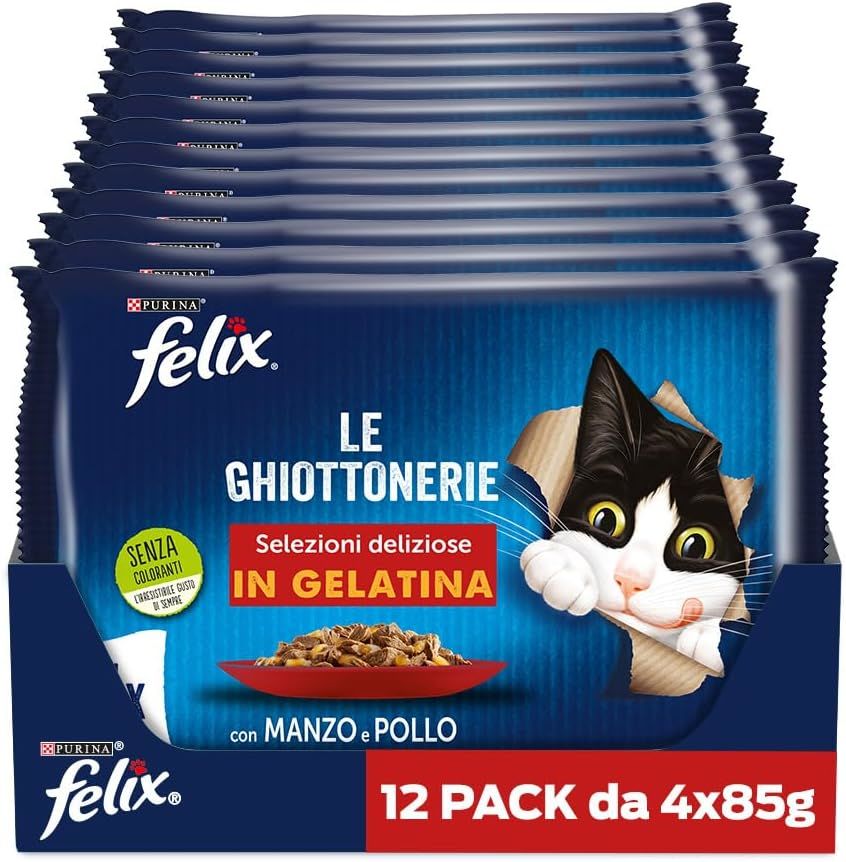 FELİX SIĞIR ETLİ KEDİ POUCH 4x85 GR
