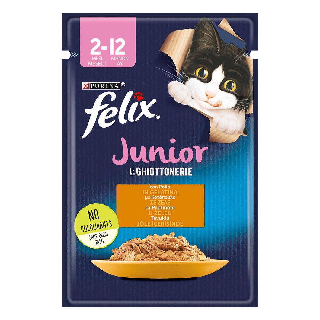 FELİX YAVRU TAVUK ETLİ KEDİ YAŞ MAMA 26x85 GR