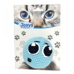 JOOYS AMİGURUMİ KEDİ OYUNCAĞI TURKUAZ EMOJİ