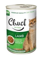 CHUCK KUZU ETLİ SOSLU KEDİ KONSERVE 415 GR 24'LÜ