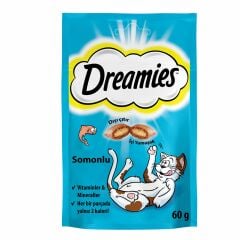 DREAMİES SOMONLU KEDİ ÖDÜLÜ 60 GR 6'LI