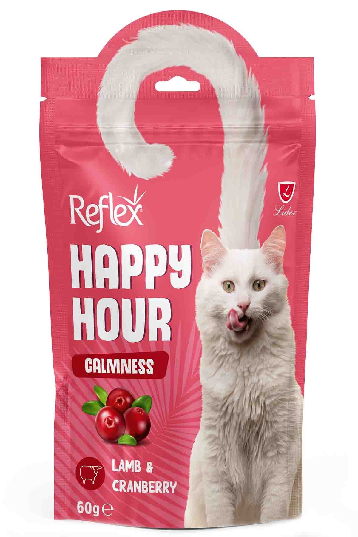 REFLEX HAPPY HOUR SAKİNLEŞMEYİ DESTEKLEYİCİ KEDİ ÖDÜL MAMASI 60 G
