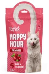 REFLEX HAPPY HOUR SAKİNLEŞMEYİ DESTEKLEYİCİ KEDİ ÖDÜL MAMASI 60 G